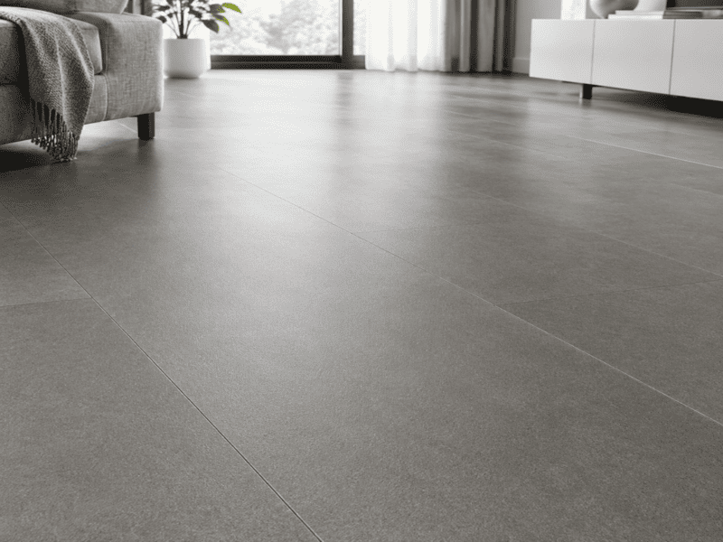 subfloor leveling near recessed partition track, vinyl flooring preparation